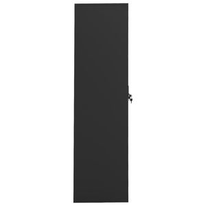 ตู้เสื้อผ้าเหล็กแอนทราไซต์31.5 "x 19.7" x 70.9 "ขนาด - Product Image 3