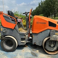 Promo Panas HAMM HD35 2595KG Compact Vibratory Roller Berkualitas Tinggi Single Drum Disetujui EPA Pompa Motor Bomag Bearing Sakai Diesel