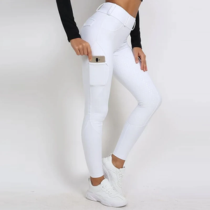 Pantalones de equitación para mujer, leggings de silicona para montar a caballo, pantalones de equitación, ropa de equitación femenina - Product Image 3
