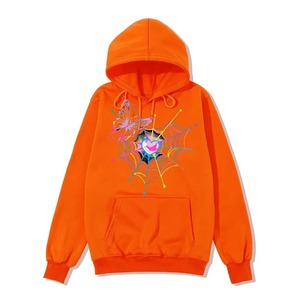 Sudadera con Capucha Spider-Man, con Bolsillo, Logotipo Personalizado en el Frente, Unisex, Blanca y Negra, Informal, Forro Polar, Ecológica, 100% Algodón - Product Image 1