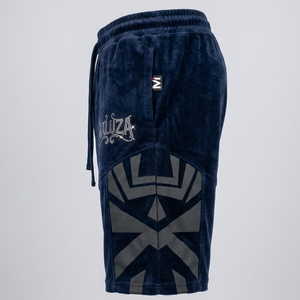 Shorts de sport en velours pour homme, style streetwear, avec appliques de strass de luxe, logo uni, décontracté, mode estivale, séchage rapide, respirant, coupe classique - Product Image 5