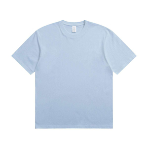 Custom T Shirt Men's 100% Cotton <b>Tshirt</b> Luxury Quality Rib O-Neck Blank Drop Shoulder Streetwear Oversize T-shirt For Men - Product Image 6