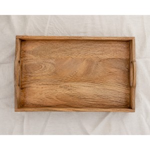 ถาดเสิร์ฟอาหารเช้าไม้มะม่วง ขาพับได้ ขายส่งอินเดีย - Product Image 4