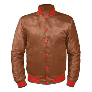 Chaqueta Universitaria Estilo Letterman con Letras Griegas, Chaqueta Bomber Varsity de Satén Premium, Chaqueta Casual y Elegante para Hermandades y Fraternidades - Product Image 1