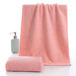 Serviettes de bain en microfibre corail douces et absorbantes, avec logo personnalisé, grandes, luxueuses, brodées, pour hôtel, spa, salle de bain. - Product Image 1