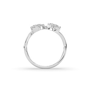 Bague de fiançailles solitaire de luxe légère en or massif 14 carats avec diamant ovale brillant de 1,45 carat créé en laboratoire, certifié IGI - Product Image 4