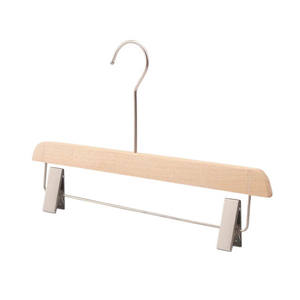 Astrid - Percha de Madera para Pantalones, Faldas, Toallas y Bufandas, con Logotipo Personalizado, Ahorra Espacio, 35.5 cm, para Tiendas - Product Image 2