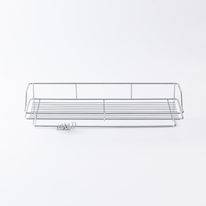 <b>Wall</b>-mounted trapezoidal stainless steel <b>storage</b> <b>rack</b> - space-saving <b>storage</b> - Product Image 2