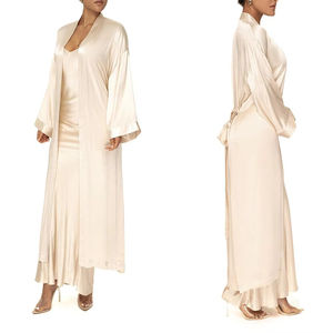 Ropa de Dormir de Verano para Mujer de Primera Calidad, Color Sólido, Seda Satén, con Alta Comodidad, Secado Rápido y Transpirable - Product Image 1