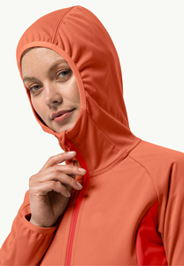 Modern Women's Softshell <b>Waterproof</b> Breathable <b>Jacket</b> with Zipper Custom Design High Quality for Hiking - Product Image 6