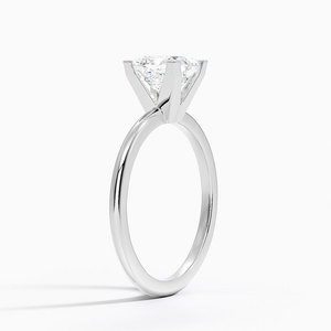 BOJ <b>Ring</b> 091 Princess Cut 925 <b>Silver</b> Halo Stone Prong Setting <b>Solitaire</b> Diamond <b>Ring</b> 2ct D Color VVS1 Moissanite GRA Certified - Product Image 2