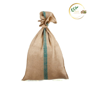 Sac fourre-tout en jute sergé B, tissu résistant, écologique, réutilisable pour les courses - Product Image 2