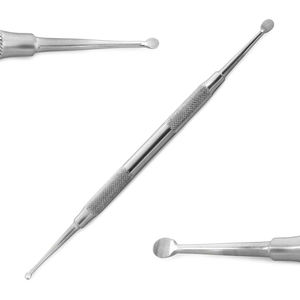 4 Elevadores Periósteicos Dentales Manuales Prichard Molt, Instrumentos de Implante para Levantamiento de Senos, Acero Inoxidable - Product Image 5