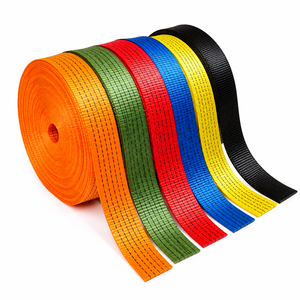 Rouleau de sangle en polyester tissé haute densité de 2 pouces pour l'assemblage de sangles à cliquet, performance fiable, fabricant OEM - Product Image 1