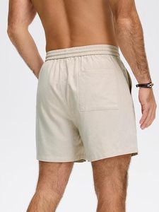 Pantalones Cortos Casuales para Hombre, Personalizados con Logotipo Frontal, 100% Algodón Satinado, 320g, Tejido Transpirable, Cintura Elástica, Venta al Por Mayor, Todas las Tallas y Colores - Product Image 3