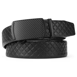 Ceinture noire formelle à boucle automatique durable pour hommes, idéale pour le bureau et les voyages - Product Image 5