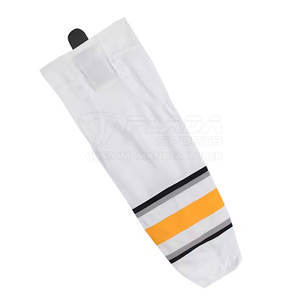 Chaussettes de hockey sur glace haut de gamme avec tissu respirant et semelle rembourrée pour une performance confortable sur la glace - Product Image 5
