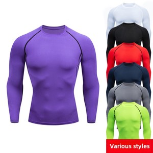 Camiseta de Compresión para Hombre, Camiseta Deportiva Ajustada de Manga Larga para Fitness, Entrenamiento, Running, Gimnasio - Product Image 3