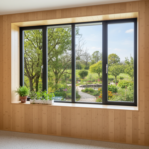 Ventanas abatibles para casa residencial, villa moderna, ventana de aluminio Vietnam, horizontal, de aleación de aluminio con aislamiento térmico - Product Image 1