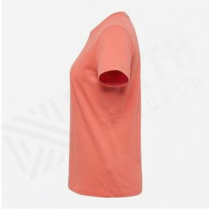 เสื้อยืดผู้หญิงคุณภาพสูง แขนสั้น ทรงหลวม ใส่สบายในฤดูร้อน วัสดุระบายอากาศดี รับออกแบบโลโก้ตามสั่ง แฟชั่นทันสมัย สีสันปรับแต่งได้ - Product Image 3