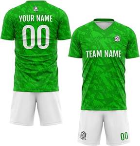 Uniforme de Fútbol de Último Diseño 100% Poliéster, Nuevo Estilo, Personalizado para Adultos, Color Personalizado, Logotipo Personalizado, Unisex, Secado Rápido, Premium - Product Image 1