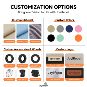 סיטונאי קטן קל מתקפל 4 גלגלים ידידותי לסביבה עם קיבולת 15 ק "ג לכלבים הולכים בחוץ - Product Image 5