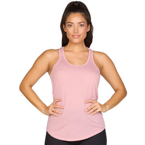 Débardeur dos nageur rose pour femme, séchage rapide, léger, en polyester respirant, pour fitness et entraînement, avec logo frontal, style décontracté - Product Image 5