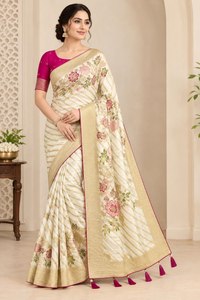 Premium Dola Silk Jacquard Hand Dyed Saree Meenakari Rich Pallu Contrast Blouse Single Tone Ethnic Traditional Wear Quick Dry - Product Image 5