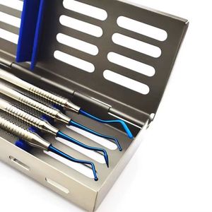 Manual Dental Composite Instruments Stainless Steel Blue Coated Reusable Complete Set Restorative Hollow Handle - Product Image 2
