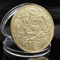 Pièce commémorative personnalisée en or brillant en relief 3D, prix d'usine, pièce de défi souvenir en métal personnalisée avec bord cannelé