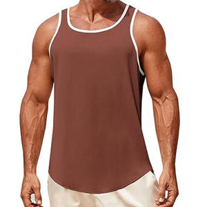 Gym Wear <b>Men</b> Workout Tank Tops Athletic Sleeveless <b>Singlet</b> Vintage Regular Fit Fitness Training Vests <b>Men</b> Tank Top - Product Image 3