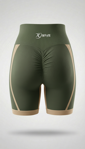 Shorts de sport sans couture respirants pour femme, taille haute, effet scrunch, compression fessier, style streetwear, pour le yoga, le fitness et le cyclisme - Product Image 5