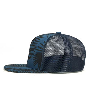 Custom Trucker Hat Mesh <b>Back</b> Snapback Cap 6-Panel Design Adjustable Baseball Style Hat Low MOQ OEM ODM Wholesale Supplier - Product Image 2