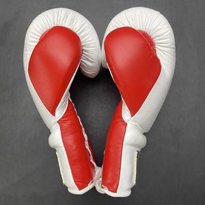 Guantes de Boxeo de Competición ZOTO de Cuero Genuino, Guantes de Combate con Cordones Personalizados y Costuras Resistentes, Venta al Por Mayor - Product Image 5
