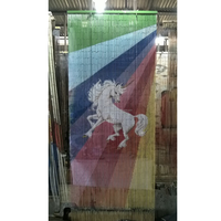 Fabricant direct du Vietnam rideau en bambou fait à la main conception personnalisée diviseur de pièce décoratif de haute qualité OEM vente en gros exportation