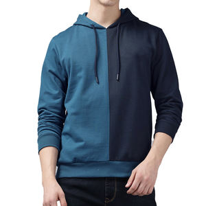 Streetwear <b>Hoodie</b> Sweatshirt Soft Cotton Blend Pullover <b>Hoodie</b> <b>Plain</b> Dyed Contrast Eco-Friendly for Casual Wear Gym Winter - Product Image 1