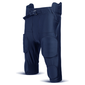 Mens Black Padded Football Pants Belt Closure Breathable <b>Athletic</b> Sportswear Practice Game Performance Football Gear football - Product Image 2