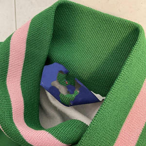 Bordado Griego Personalizado | Chaqueta Bomber Corta de Satén Rosa y Verde para Mujer, Estilo Universitario - Product Image 6