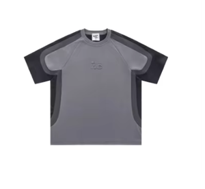 Unisex Customizable <b>Patchwork</b> Raglan T <b>Shirt</b> Custom Logo Cotton Streetwear Loose Fit Short Sleeve Hip Hop Summer Casual Tee - Product Image 4