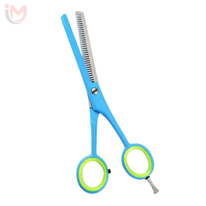 Ciseaux à cheveux effilés de 6 pouces à dents plates pour salon de coiffure, en acier inoxydable, OEM - Product Image 6