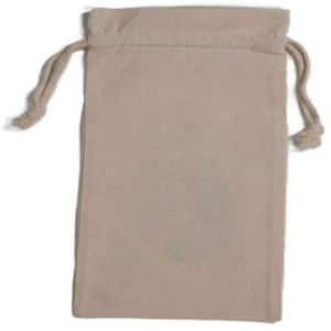 Sacs à cordon personnalisés en coton biologique 100% recyclable pour l'emballage de bijoux, les cadeaux et l'artisanat avec impression sérigraphique - Product Image 6