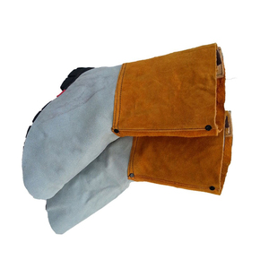 Cubrezapatos de Seguridad para Soldadura de Cuero, Cubrebotas Resistentes al Calor, Cubrepiés Antiestáticos para Taller - Product Image 4