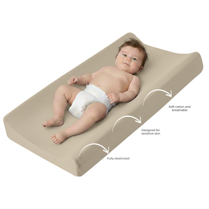 Funda transpirable para cambiador, tela suave para la comodidad del bebé - Product Image 3