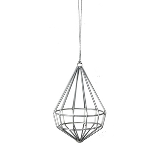 Adorno Colgante Metálico con la Palabra Paz, Acabado Plateado y Lazo Rojo, Pieza Decorativa Perfecta para Navidad - Product Image 6