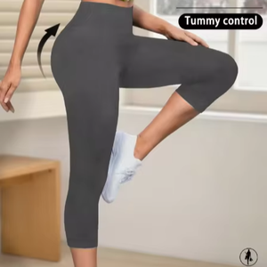 Pantalons de yoga taille haute pour femmes, pantalons capri, super doux, non transparents, pour l'entraînement, la course à pied, la maison, les leggings de détente - Product Image 1