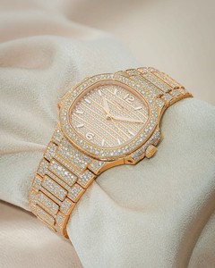 Montre automatique de luxe unisexe en or, entièrement sertie de diamants véritables VVS, style Hip Hop, édition limitée, pour affaires - Product Image 3