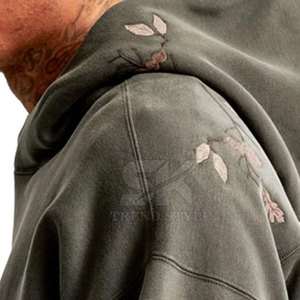 Sudaderas con Capucha Bordadas de Manga Larga, Sudaderas con Capucha Bordadas de Talla Personalizada, Sudaderas con Capucha Bordadas Hechas de Algodón - Product Image 6