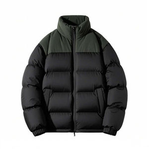 Men <b>Winter</b> Hooded Bubble Jacket Waterproof Lightweight Warm <b>Quilted</b> Casual Full Zip Regular Fit Outdoor Comfortable Outerwear - Product Image 2