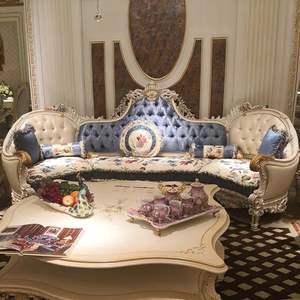 Juego de Sofás de Madera Clásicos de Lujo, Duraderos, Estilo Real, Muebles Tradicionales para Sala de Estar de Apartamento, Estilo Amangiri, Indonesia - Product Image 4