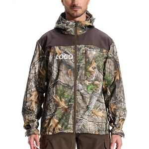 Veste de chasse tactique professionnelle pour hommes, camouflage numérique, veste d'extérieur à capuche, poches, veste softshell thermique - Product Image 6